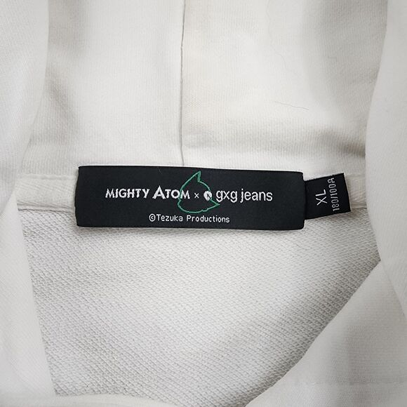 VTG Astro Boy Tezuka Productions Hoodie Mens XL Short Sleeve Mighty Atom x GXG - Picture 2 of 16